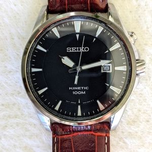 Kinetic Seiko Watch 100m